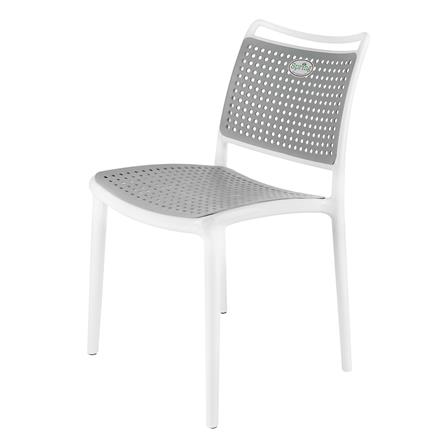 เก้าอี้พลาสติก SPRING BISCUIT สีเทา_0