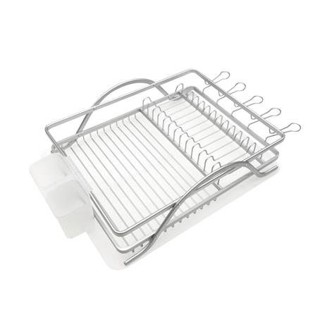 ชั้นคว่ำจานอะลูมิเนียมมีที่ใส่ช้อน KECH TA-6151A_0