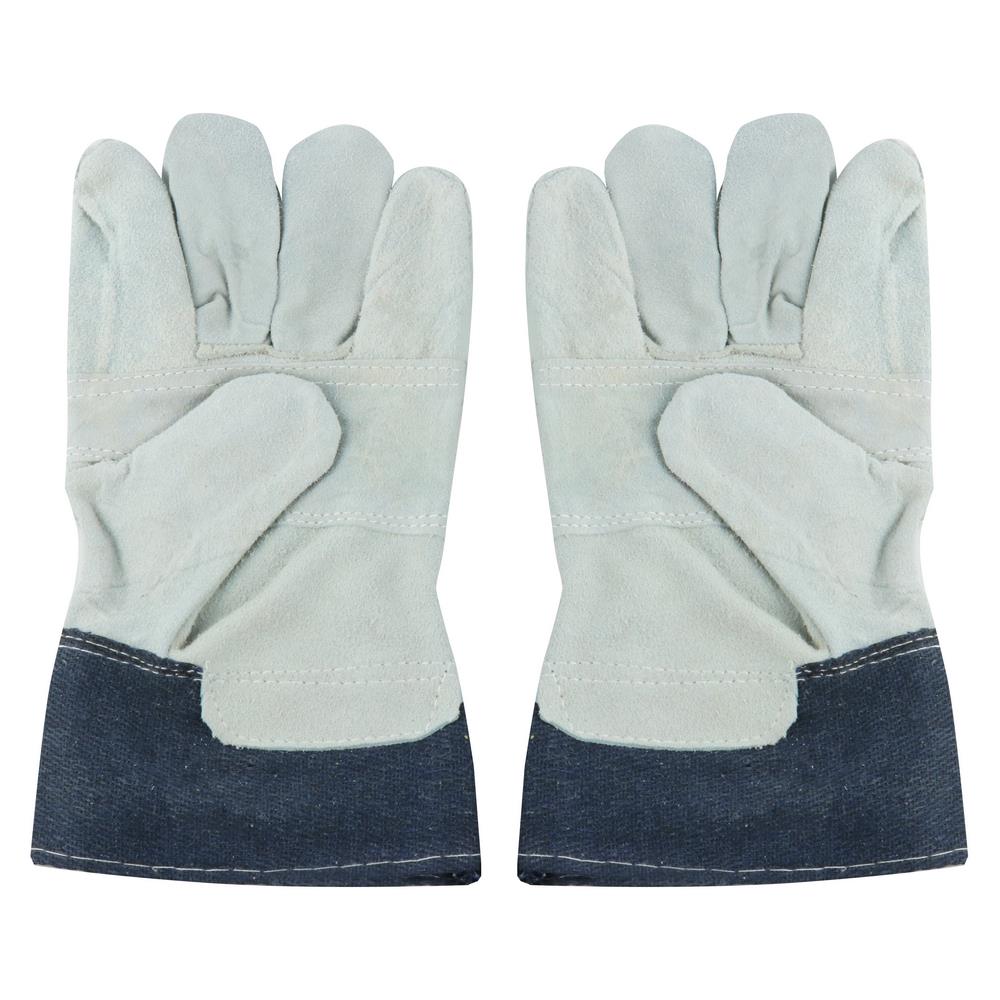 ถุงมือหนังทนความร้อน FITT 10.5 นิ้ว สีเทา_1