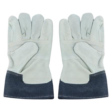 ถุงมือหนังทนความร้อน FITT 10.5 นิ้ว สีเทา_0