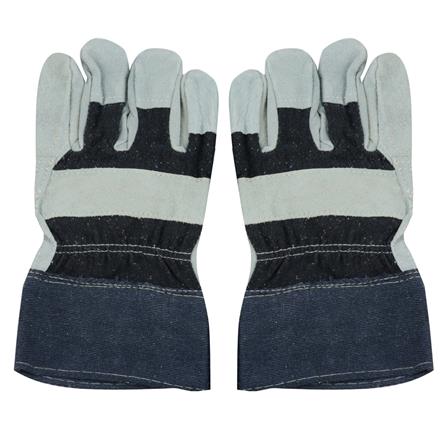 ถุงมือหนังทนความร้อน FITT 10.5 นิ้ว สีเทา_2