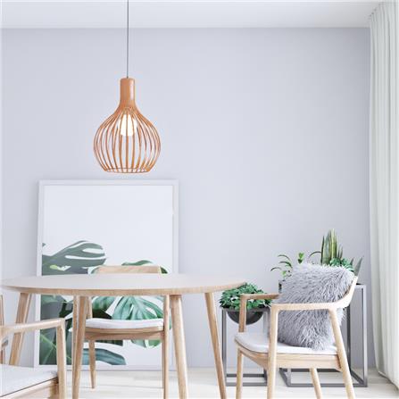 ไฟช่อ CARINI P121018-M ลายไม้ 1 หัว_5