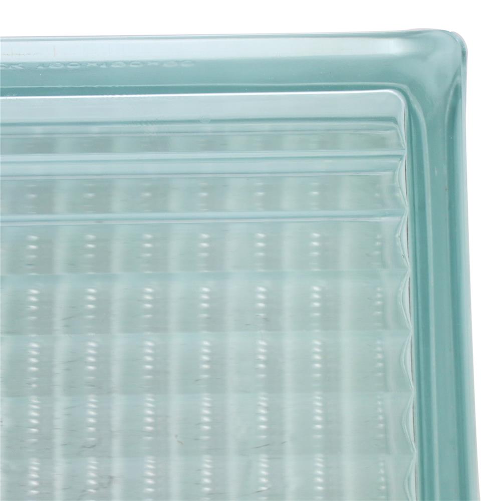 อิฐแก้ว 19x19x9 ซม. ช้างแก้ว ประกายแก้ว สีใส