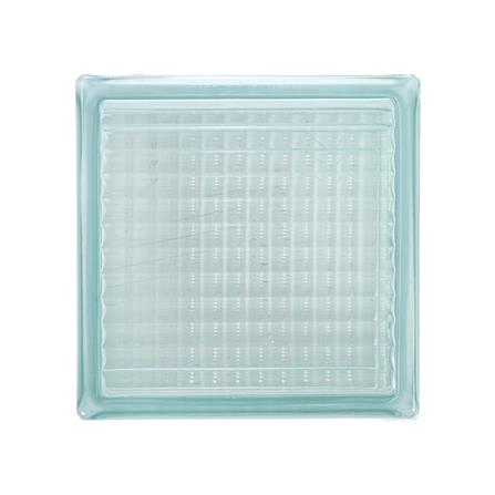 อิฐแก้ว 19x19x9 ซม. ช้างแก้ว ประกายแก้ว สีใส