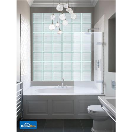 อิฐแก้ว 19x19x9 ซม. ช้างแก้ว ประกายแก้ว สีใส_3