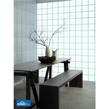 อิฐแก้ว 19x19x9 ซม. ช้างแก้ว ประกายแก้ว สีใส_5