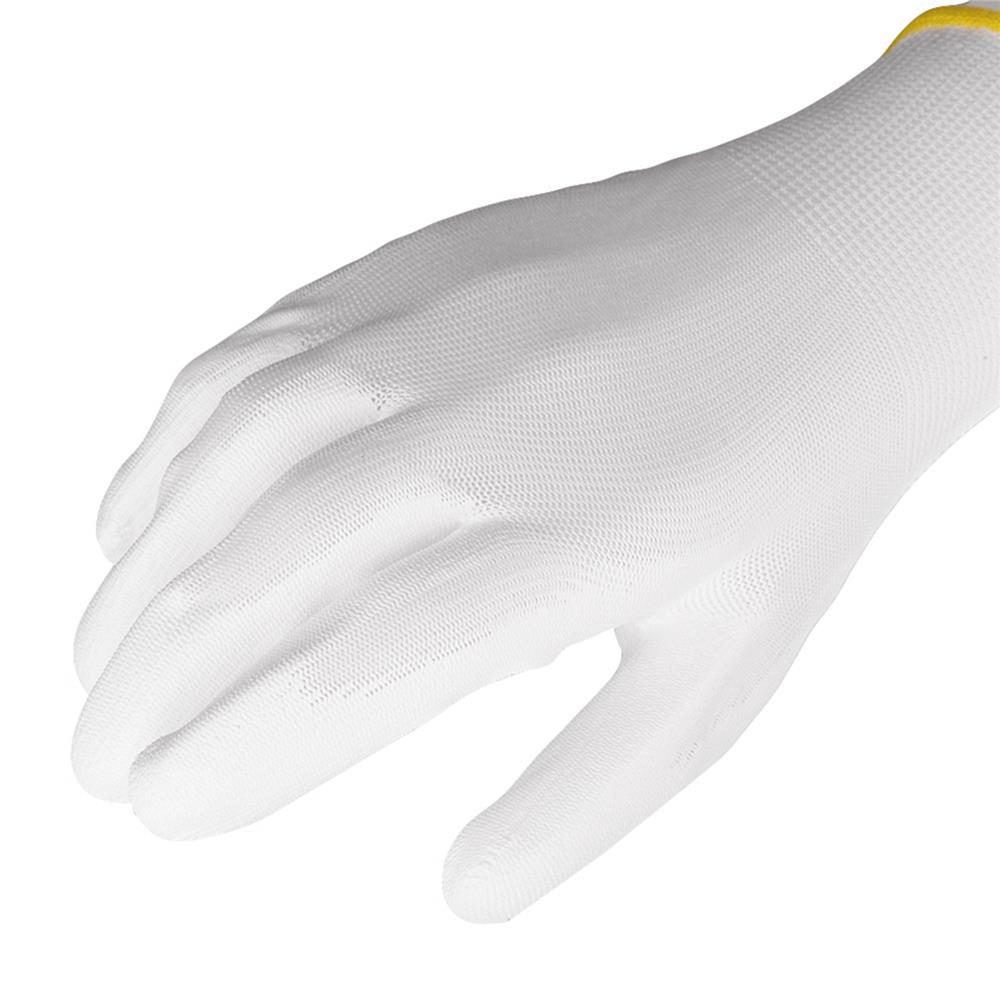 ถุงมือเคลือบ PU FITT LJ 17136 7 นิ้ว สีขาว