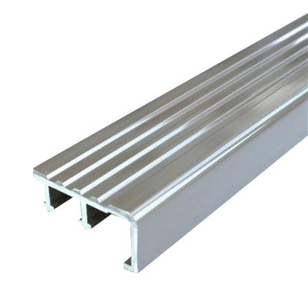 จมูกบันไดอะลูมิเนียม DP DNHG502002 4 ซม. 2 ม. สีโกลด์เบจไฮกลอส_0