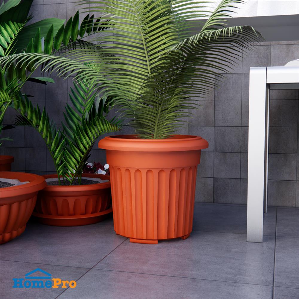 กระถางพลาสติก BABA RD-310 สี COTTA