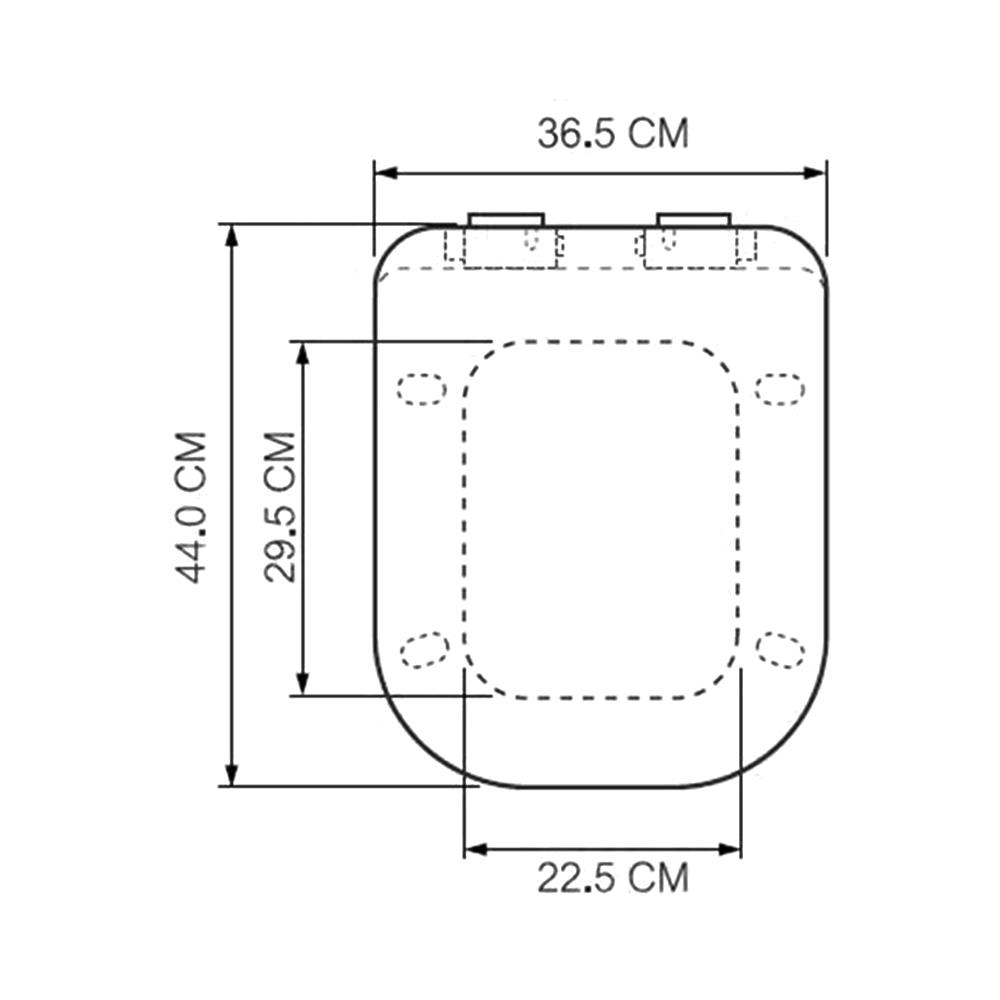 ฝารองนั่ง SLOW CLOSE MOYA TL-08