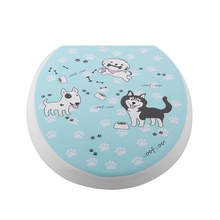 ฝารองนั่งพลาสติก MOYA L-3102 ลายหมา_1