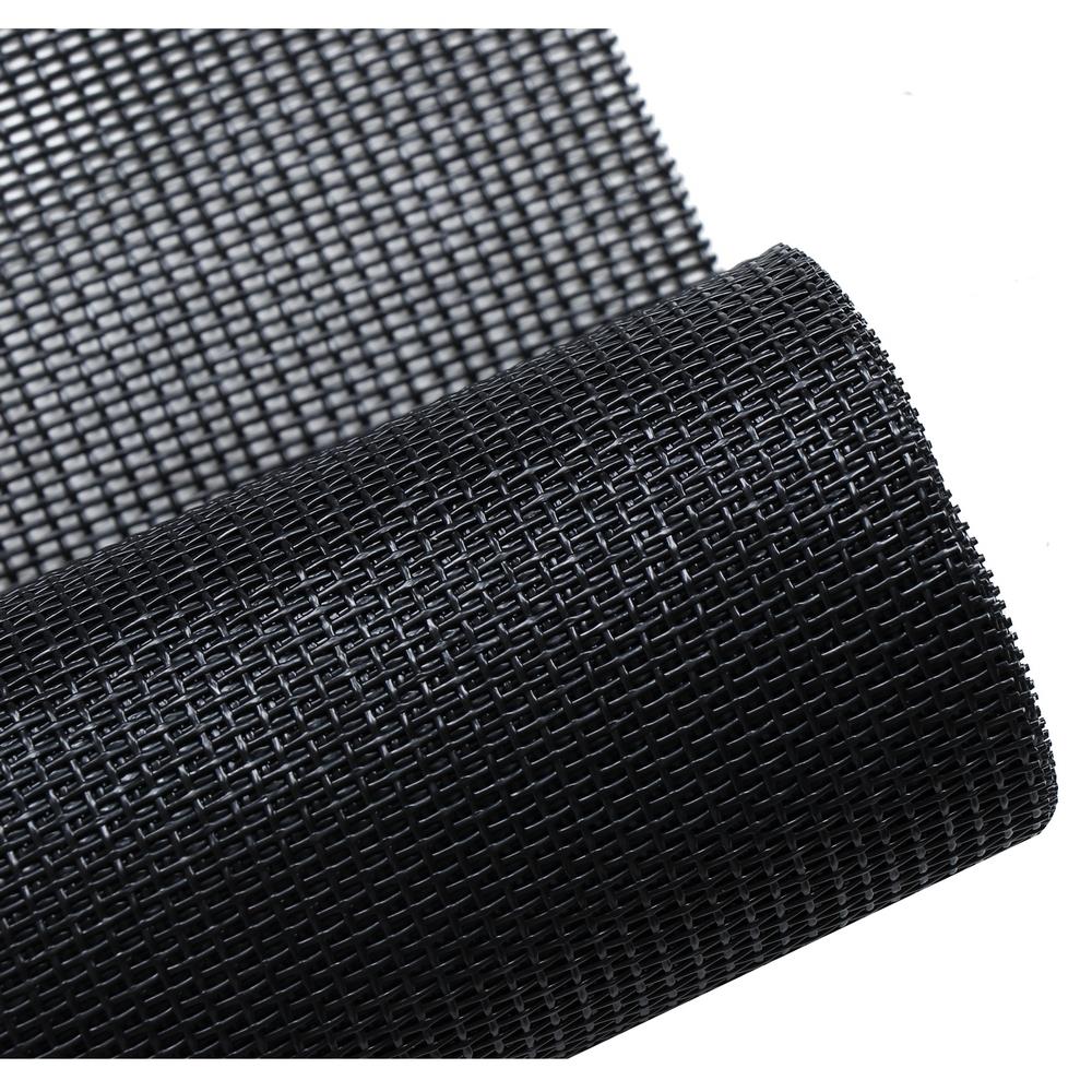 มุ้งลวดใยสังเคราะห์ เคลือบ PVC PET MESH 122 CM X 2 ม. สีดำ
