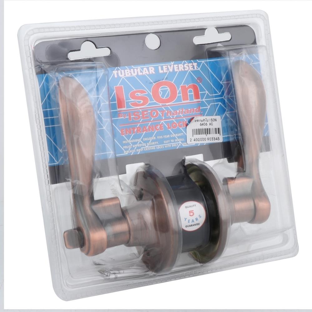 มือจับก้านโยก ISON 6406AC สีทองแดงรมดำ