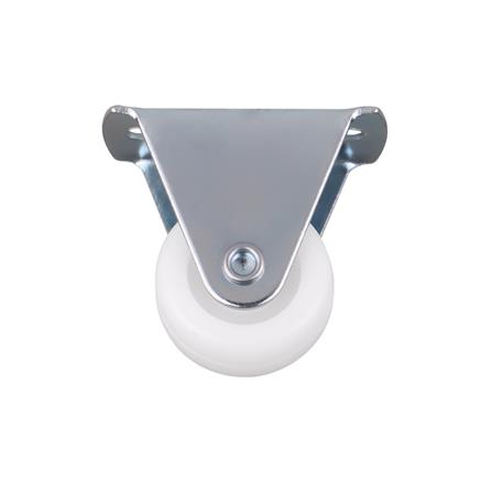 ลูกล้อ PP FITT 193025 แป้นตาย ไม่มีเบรก 1 นิ้ว สีขาว