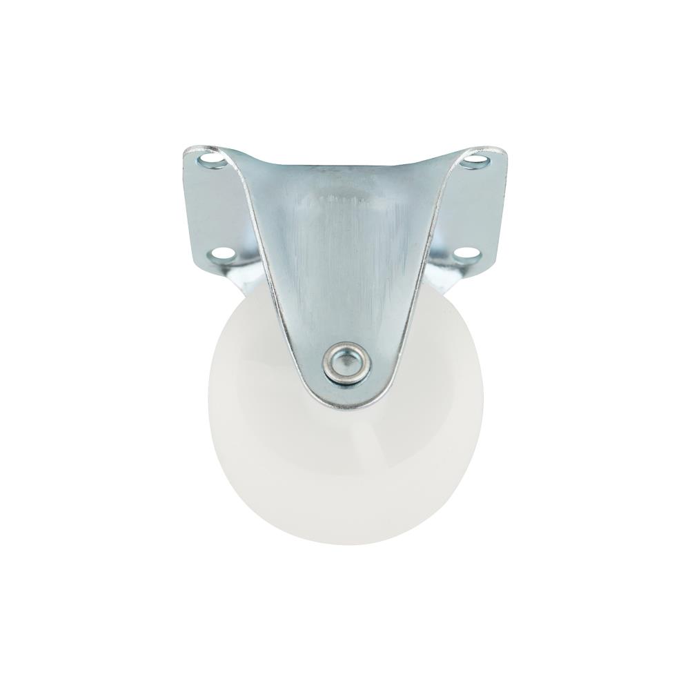 ลูกล้อ PP FITT 193050 แป้นตาย ไม่มีเบรก 2 นิ้ว สีขาว