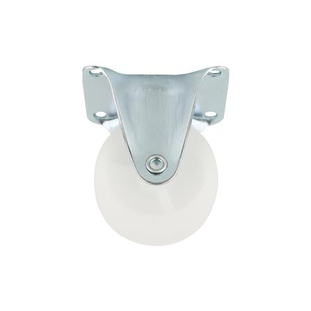 ลูกล้อ PP FITT 193050 แป้นตาย ไม่มีเบรก 2 นิ้ว สีขาว