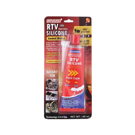 กาวปะเก็นซิลิโคน SUNNIC 90 มล. สีแดง_2
