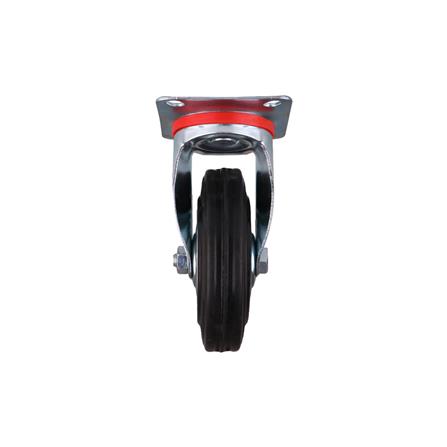 ลูกล้อยาง FITT 036125 แป้นหมุน ไม่มีเบรก 5 นิ้ว สีดำ_2