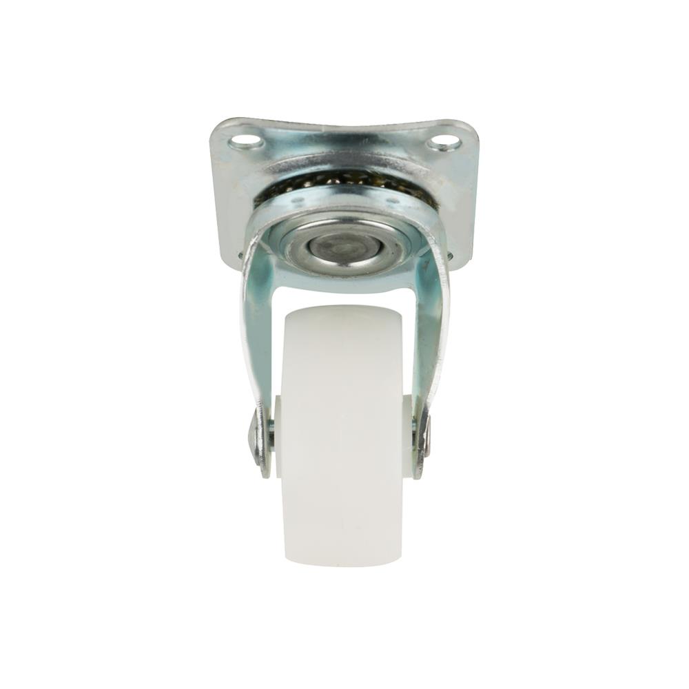 ลูกล้อ PP FITT 192050 แป้นหมุน ไม่มีเบรก 2 นิ้ว สีขาว