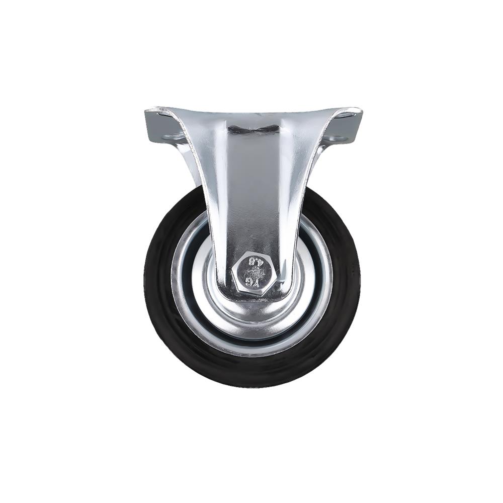 ลูกล้อยาง FITT 037075 แป้นตาย ไม่มีเบรก 3 นิ้ว สีดำ