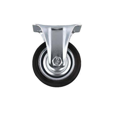 ลูกล้อยาง FITT 037075 แป้นตาย ไม่มีเบรก 3 นิ้ว สีดำ