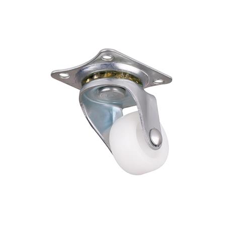 ลูกล้อ PP FITT 192025 แป้นหมุน ไม่มีเบรก 1 นิ้ว สีขาว_1