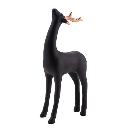 ของตกแต่ง HOME LIVING STYLE กวางเล็ก 17.3x31.5 ซม. สีดำ_0