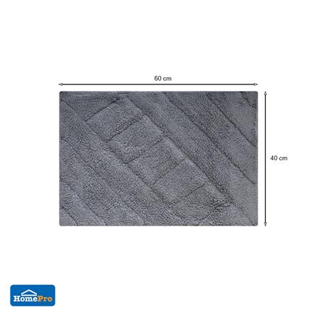 พรม HOME LIVING STYLE SI6690 40X60 ซม. สีเทา_7