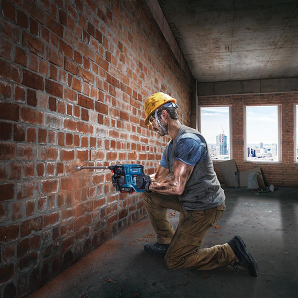 สว่านโรตารี่ไร้สาย (พร้อมแบตเตอรี่) BOSCH GBH180 18 โวลต์