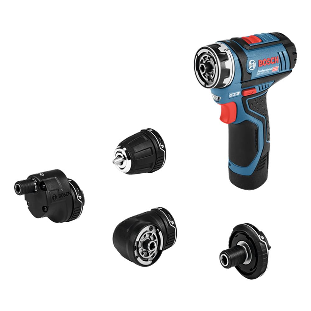 สว่านไร้สาย (พร้อมแบตเตอรี่) BOSCH GSR12V-15FC 12 โวลต์