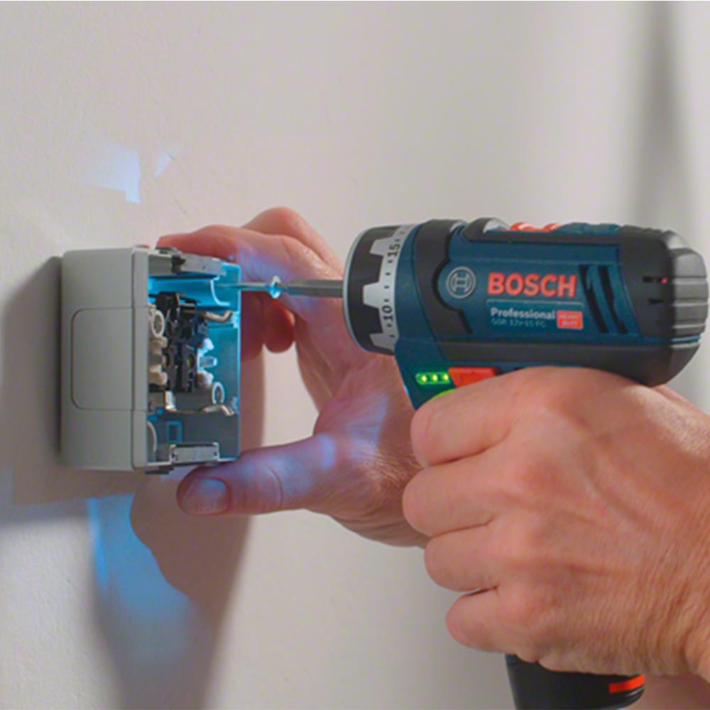 สว่านไร้สาย (พร้อมแบตเตอรี่) BOSCH GSR12V-15FC 12 โวลต์