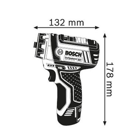 สว่านไร้สาย (พร้อมแบตเตอรี่) BOSCH GSR12V-15FC 12 โวลต์_2