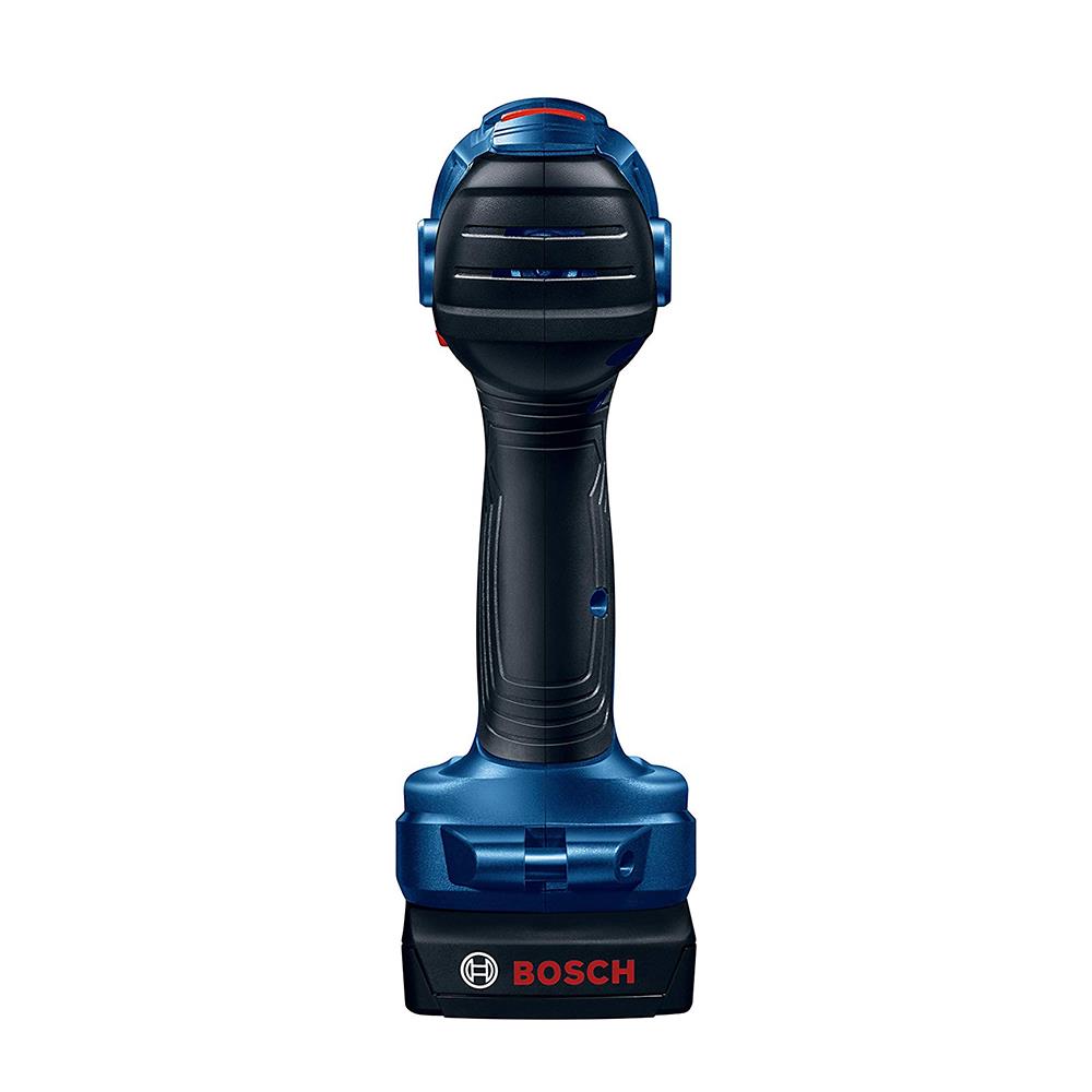 สว่านกระแทกไร้สาย (พร้อมแบตเตอรี่) BOSCH GSB180-LI 1700RPM 18 โวลต์