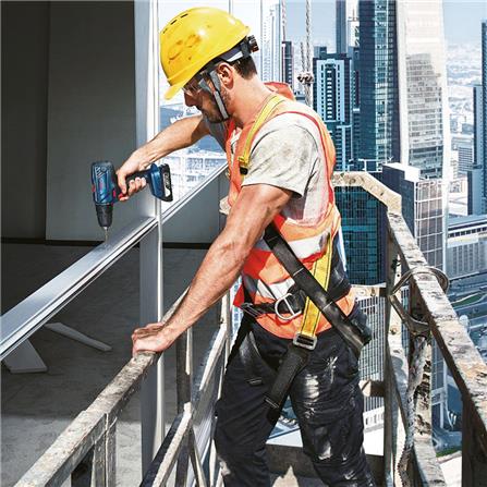 สว่านกระแทกไร้สาย (พร้อมแบตเตอรี่) BOSCH GSB180-LI 1700RPM 18 โวลต์_4