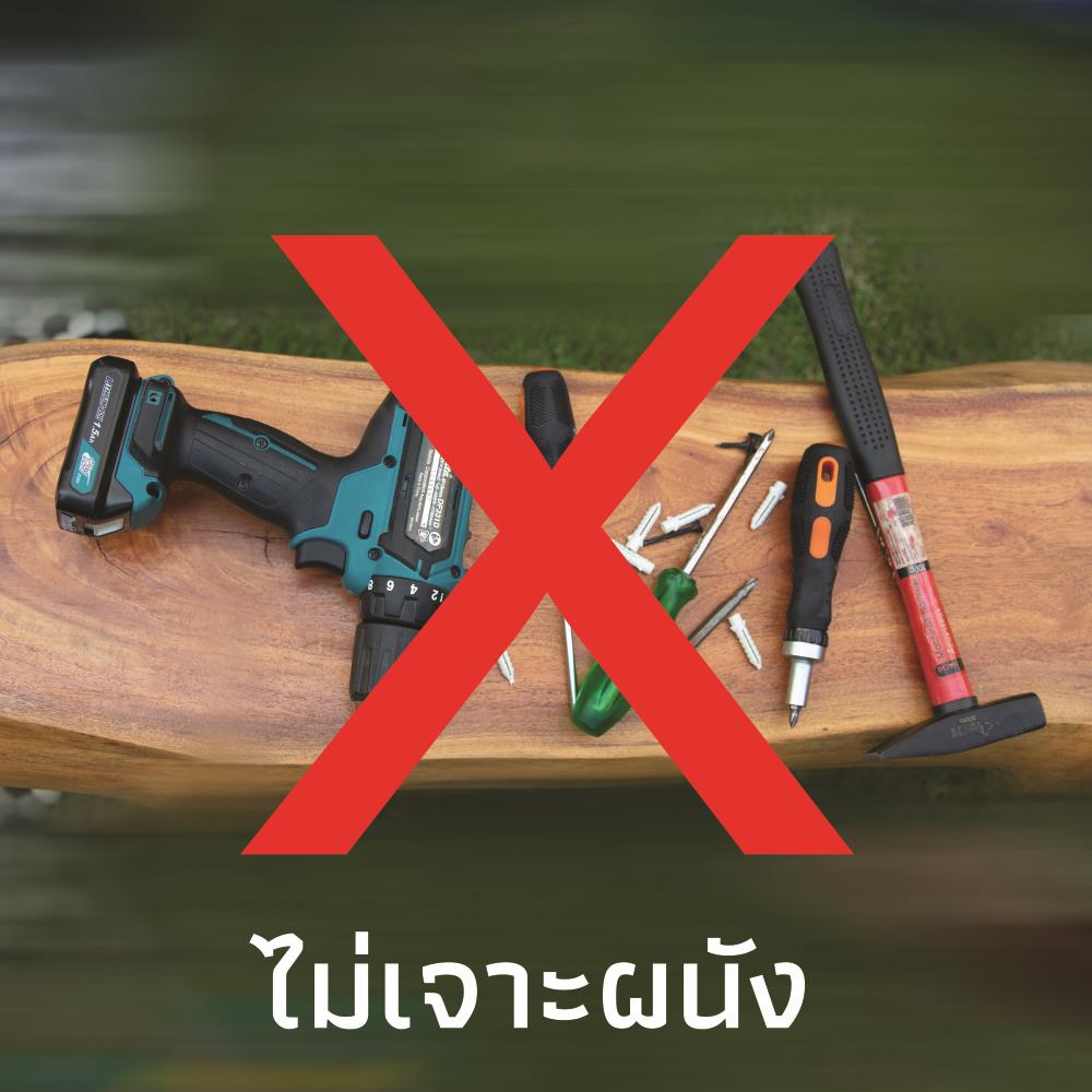 นาฬิกาติดผนัง ON TIME V2 DIY 22 นิ้ว สีเทา/ส้ม