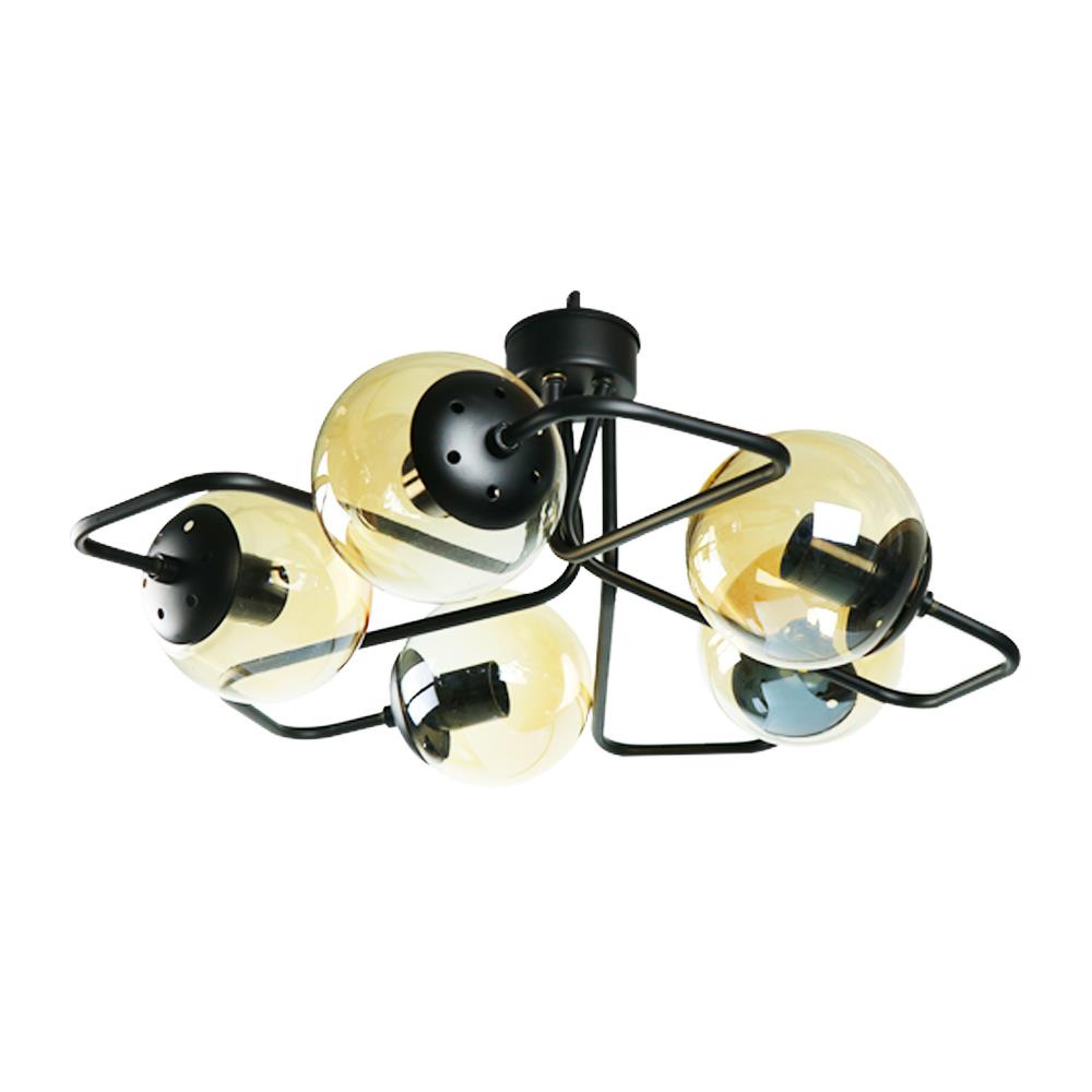 ไฟช่อ CST 6546-5 สีดำ/ทอง 5 หัว