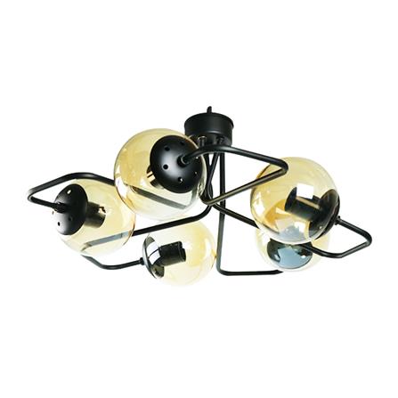 ไฟช่อ CST 6546-5 สีดำ/ทอง 5 หัว_2