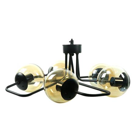 ไฟช่อ CST 6546-5 สีดำ/ทอง 5 หัว_3