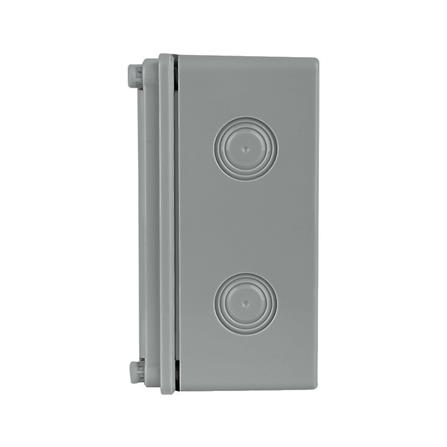 กล่องพลาสติกกันน้ำ ELECKTA 6x6 นิ้ว สีเทา_1