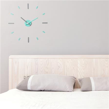 นาฬิกาติดผนัง ON TIME V2 DIY 22 นิ้ว สีเทา/เขียว_3