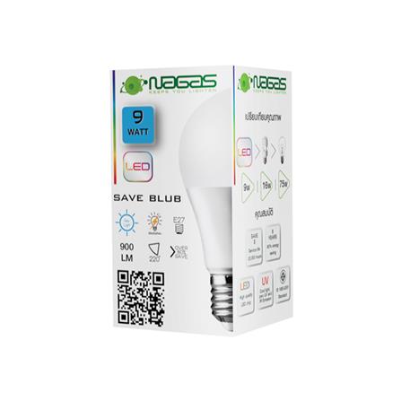 หลอด LED NAGAS SAVE BULB 9 วัตต์ DAYLIGHT E27_1