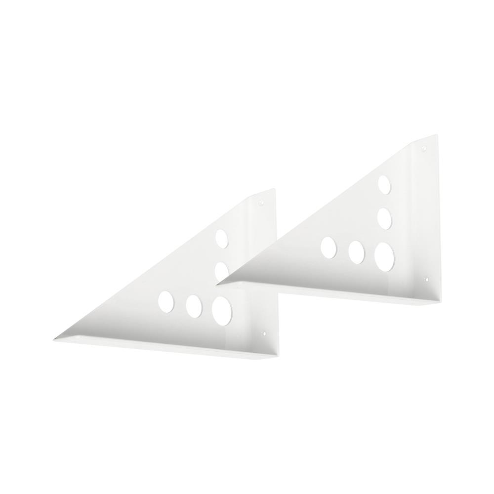 แขนรับชั้นเหล็ก STACKO เจาะรู 3x15x20 ซม. สีขาว_1