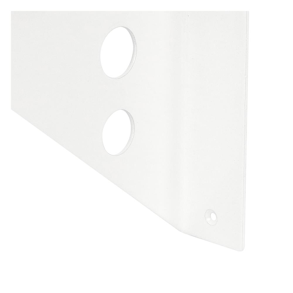 แขนรับชั้นเหล็ก STACKO เจาะรู 3x15x20 ซม. สีขาว