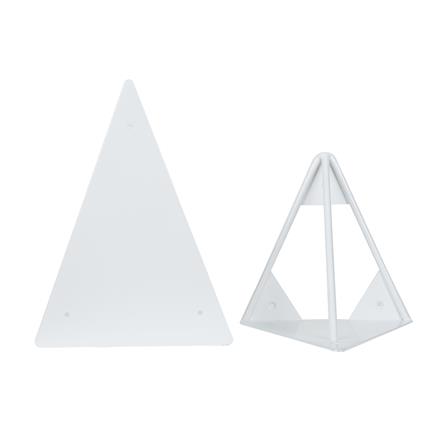แขนรับชั้นเหล็ก STACKO สามเหลี่ยม 14.5x15x19 ซม. สีขาว_1