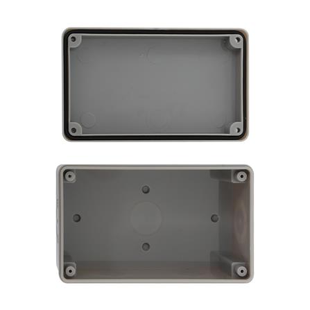 กล่องพลาสติกกันน้ำ ELECKTA 2x4 นิ้ว สีเทา_2