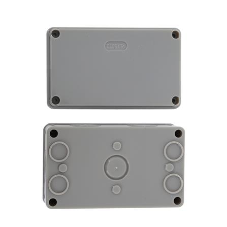 กล่องพลาสติกกันน้ำ ELECKTA 2x4 นิ้ว สีเทา_3