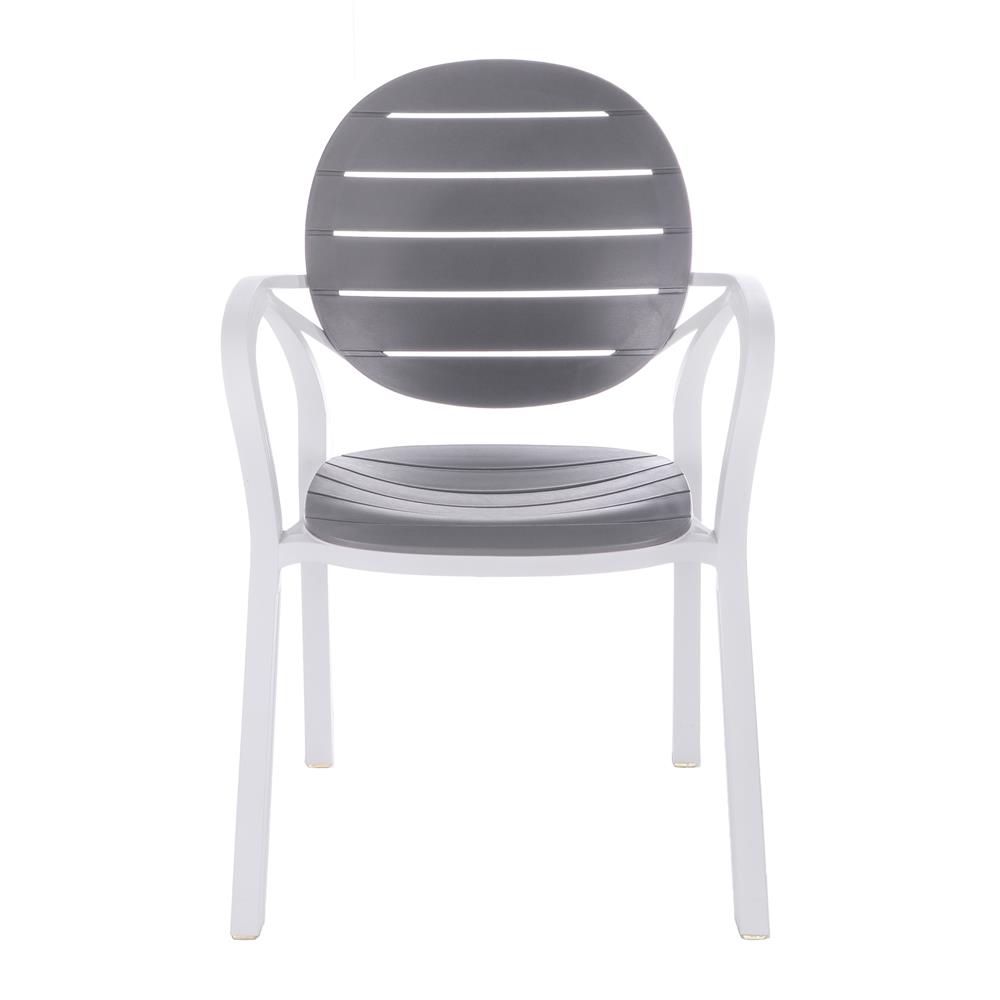 เก้าอี้พลาสติก SPRING VINEKO สีเทา