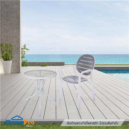 เก้าอี้พลาสติก SPRING VINEKO สีเทา_4