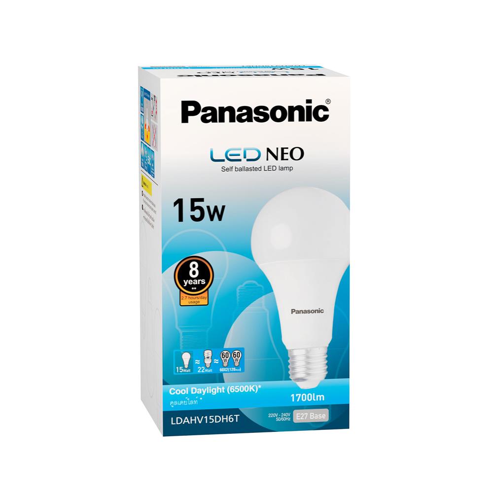 หลอด LED PANASONIC NEO 15 วัตต์ DAYLIGHT E27