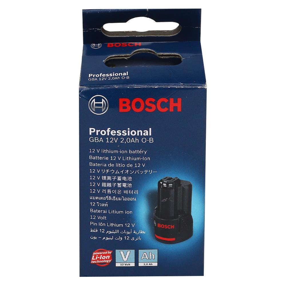 แบตเตอรี่ BOSCH GBA12V 12 โวลต์ 2.0 แอมป์